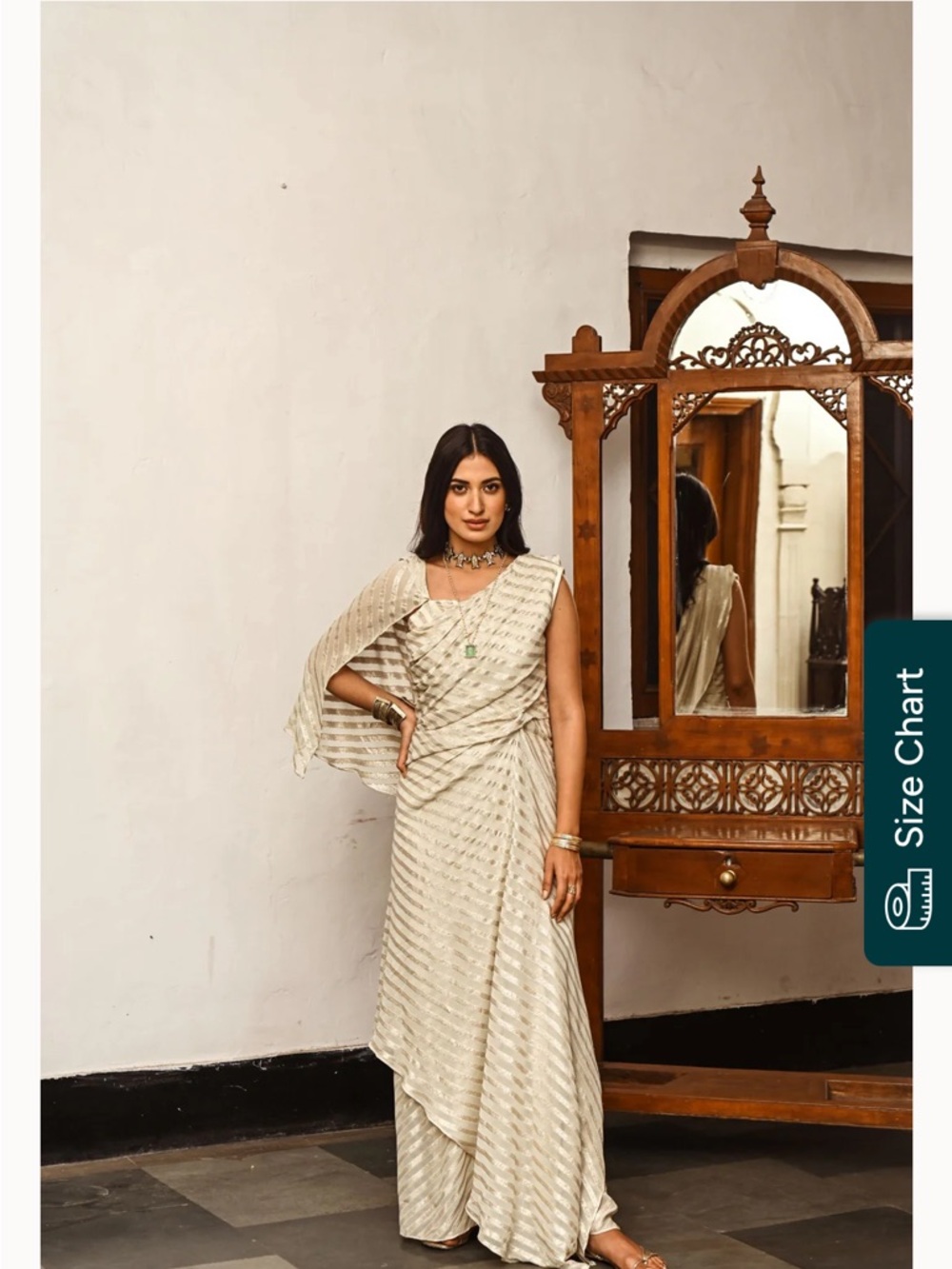 Elegant Metallic Gold Evening Dress with Draped Bodice